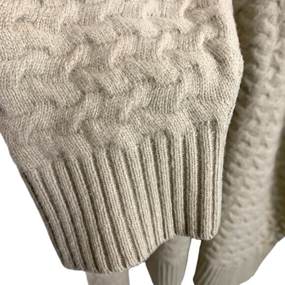 JOS A BANKS Men's Sz XL Lambswool Blend Crew Neck Basket Weave Sweater - Picture 4 of 8